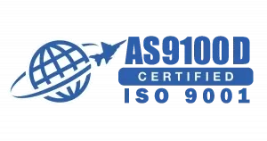 AS9100D and ISO 9001 certified